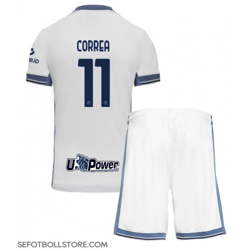 Inter Milan Joaquin Correa #11 Replika babykläder Bortaställ Barn 2024-25 Kortärmad (+ korta byxor)